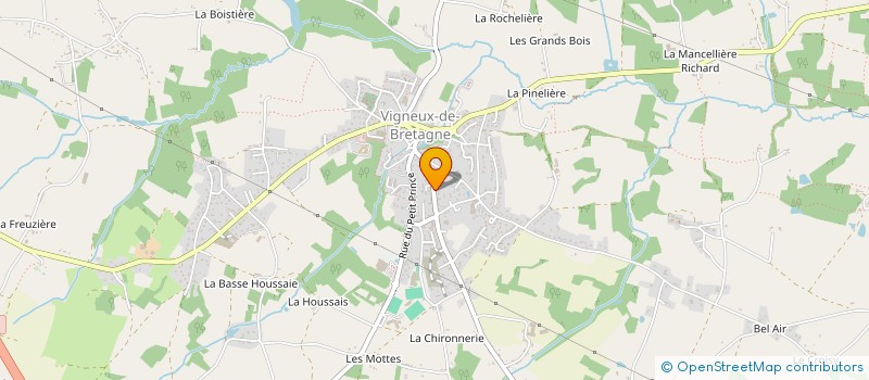 localisation de l'entreprise MONSIEUR JULIEN GUERIN  VIGNEUX-DE-BRETAGNE