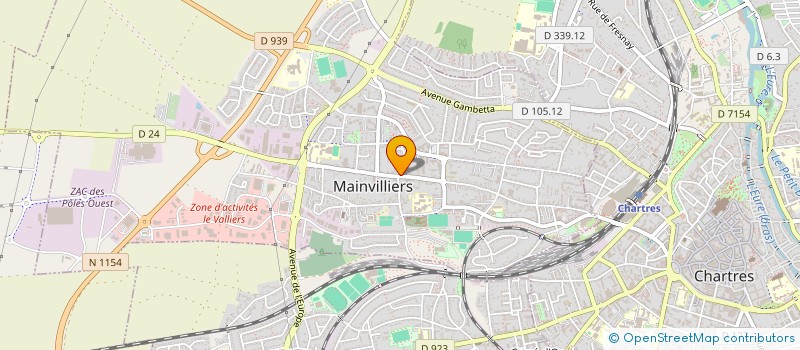 localisation de l'entreprise MONSIEUR JULIEN GUERIN à MAINVILLIERS