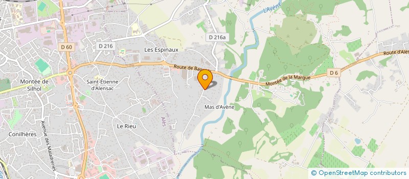 localisation de l'entreprise MONSIEUR JULIEN GUERIN  ALES