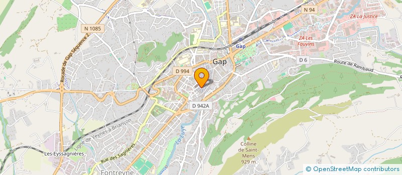 localisation de l'entreprise MONSIEUR JULIEN GUEYRAUD  GAP