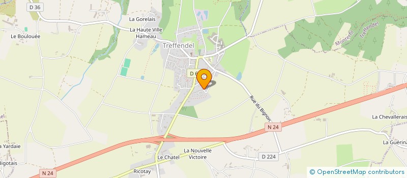 localisation de l'entreprise MONSIEUR JULIEN GUIBERT  PLELAN-LE-GRAND