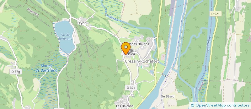 localisation de l'entreprise MONSIEUR JULIEN GUIGARD  CRESSIN-ROCHEFORT