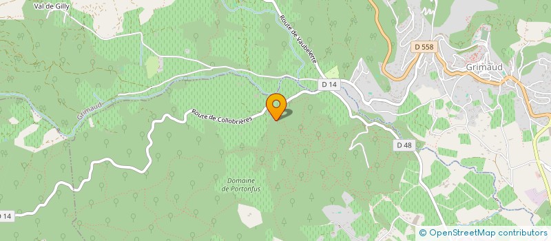 localisation de l'entreprise MONSIEUR JULIEN GUIGOU  COGOLIN