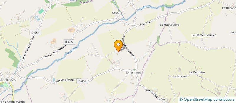 localisation de l'entreprise MONSIEUR JULIEN GUIHEUX  MORIGNY