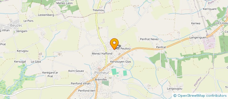 localisation de l'entreprise MONSIEUR JULIEN GUILLAMET  PLOMEUR