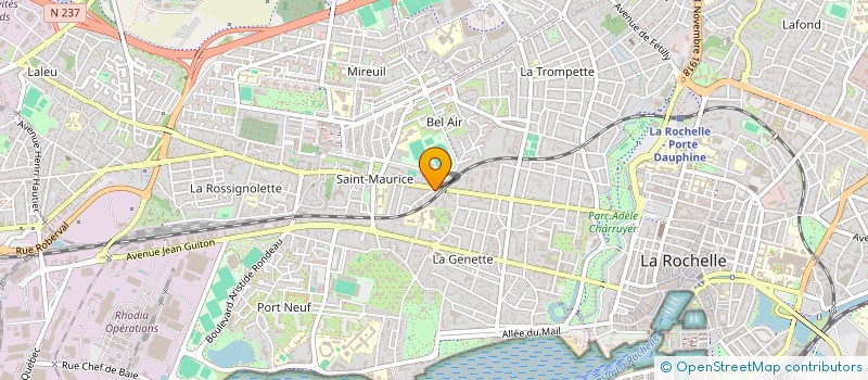 localisation de l'entreprise MONSIEUR JULIEN GUILLARD  LA ROCHELLE