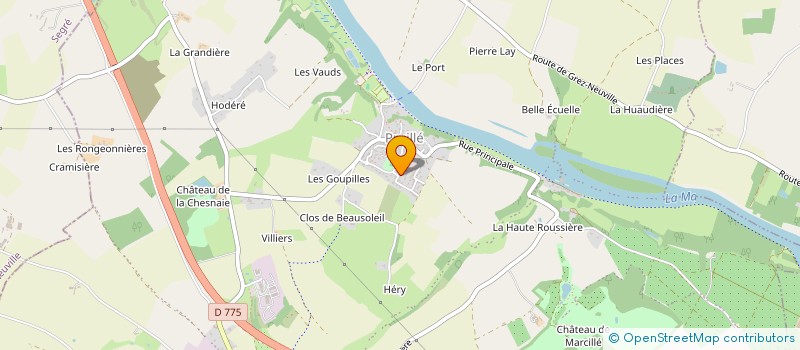 localisation de l'entreprise MONSIEUR JULIEN GUILLAS  LONGUENEE-EN-ANJOU