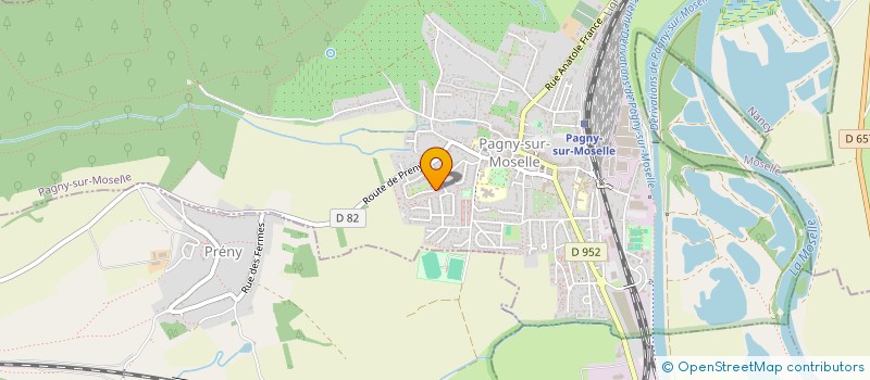 localisation de l'entreprise MONSIEUR JULIEN GUILLAUME  PONT-A-MOUSSON