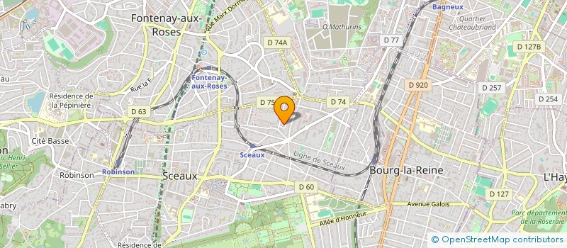 localisation de l'entreprise MONSIEUR JULIEN GUILLEMINET à SCEAUX