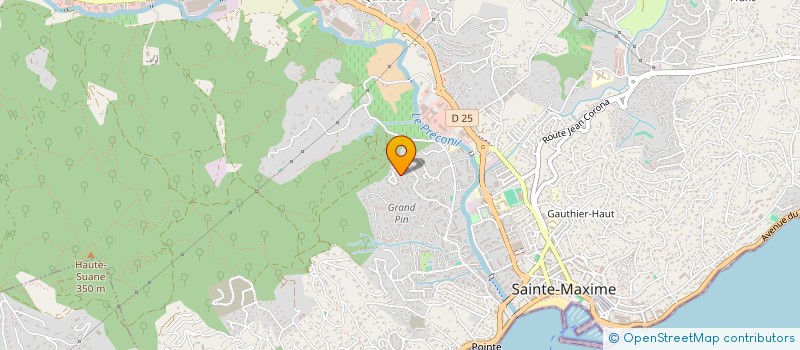 localisation de l'entreprise MONSIEUR JULIEN GUILLERM à SAINTE-MAXIME