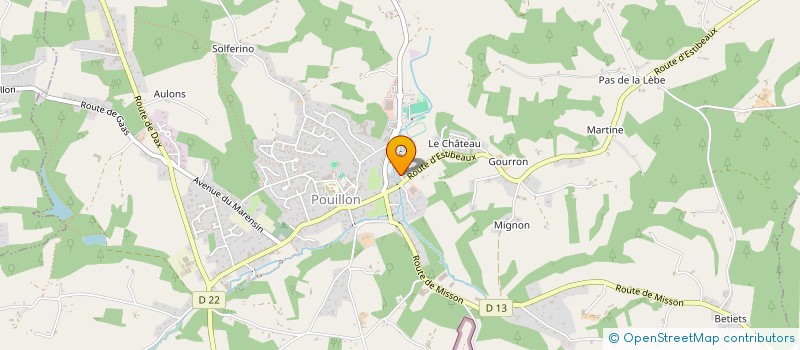 localisation de l'entreprise MONSIEUR JULIEN GUILLERM  POUILLON