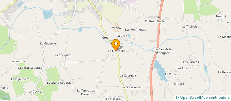 localisation de l'entreprise MONSIEUR JULIEN GUILLET  BAIN-DE-BRETAGNE