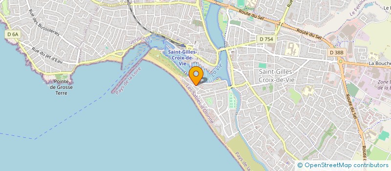 localisation de l'entreprise MONSIEUR JULIEN GUILLET à SAINT-GILLES-CROIX-DE-VIE