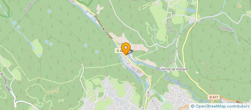 localisation de l'entreprise MONSIEUR JULIEN GUIMBERT  GERARDMER