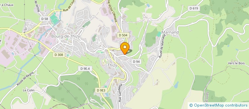 localisation de l'entreprise MONSIEUR JULIEN GUINET  THIZY-LES-BOURGS