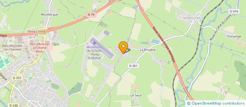 localisation de l'entreprise MONSIEUR JULIEN GUINET  VOLESVRES