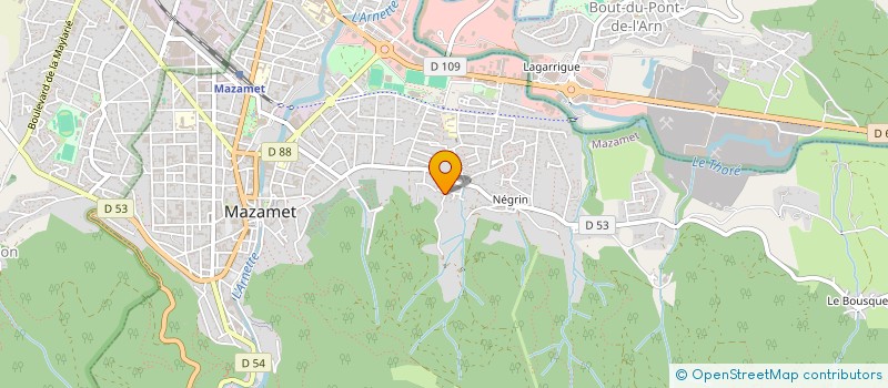 localisation de l'entreprise MONSIEUR JULIEN GUINET  CHATEL-MONTAGNE