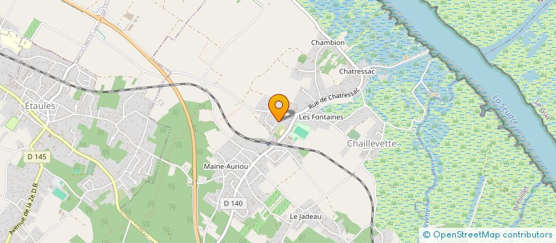 localisation de l'entreprise MONSIEUR JULIEN GUINOISEAU  CHAILLEVETTE