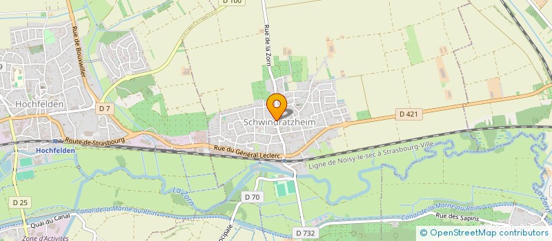 localisation de l'entreprise MONSIEUR JULIEN GUIOT  SCHWINDRATZHEIM