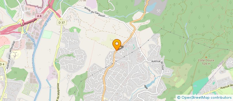 localisation de l'entreprise MONSIEUR JULIEN GUIRAUD à FREJUS