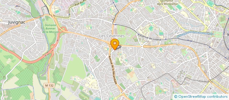 localisation de l'entreprise MONSIEUR JULIEN GUIRAUD à MONTPELLIER