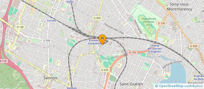 localisation de l'entreprise MONSIEUR JULIEN GULLI à EAUBONNE