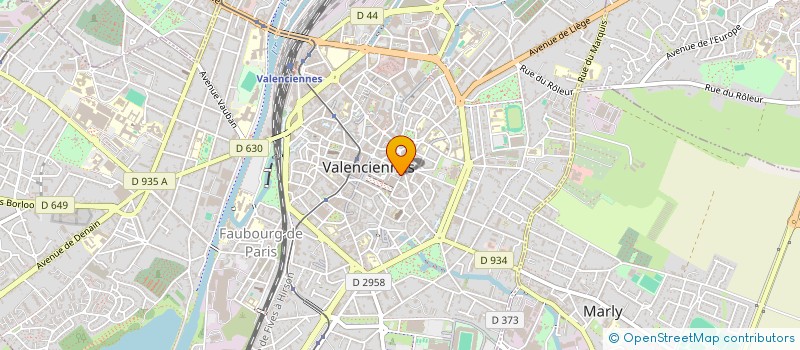 localisation de l'entreprise MONSIEUR JULIEN GUSTIN  VALENCIENNES