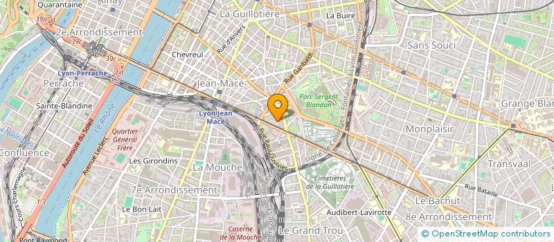 localisation de l'entreprise MONSIEUR JULIEN GUY  LYON