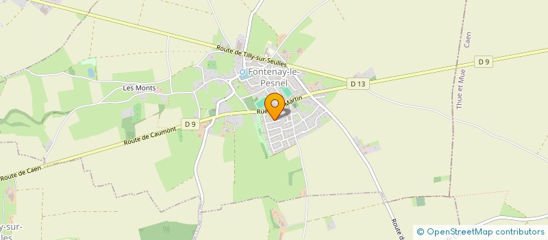 localisation de l'entreprise MONSIEUR JULIEN GUYET à FONTENAY-LE-PESNEL