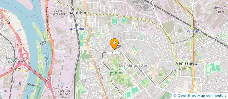 localisation de l'entreprise MONSIEUR JULIEN GUYETAND  VENISSIEUX