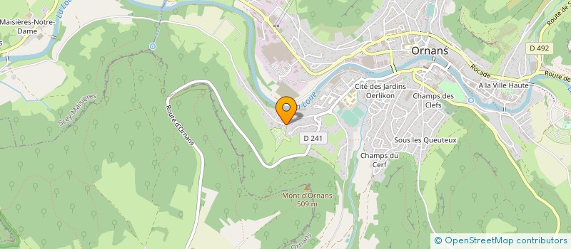 localisation de l'entreprise MONSIEUR JULIEN GUYOT  VUILLAFANS