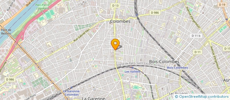 localisation de l'entreprise MONSIEUR JULIEN GUYOT à COLOMBES