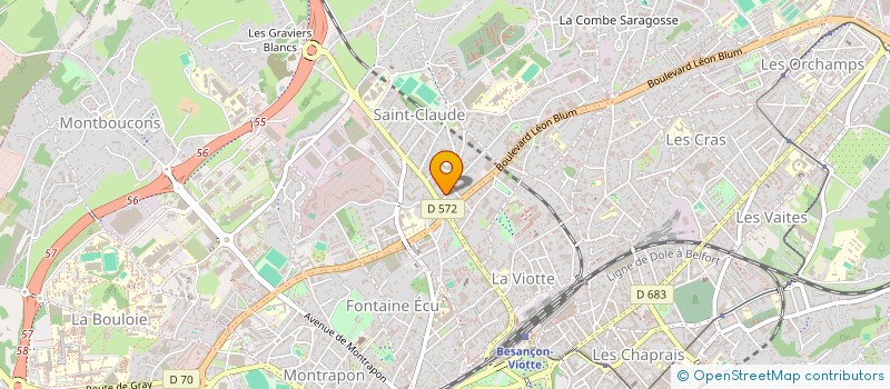 localisation de l'entreprise MONSIEUR JULIEN HACQUARD à BESANCON