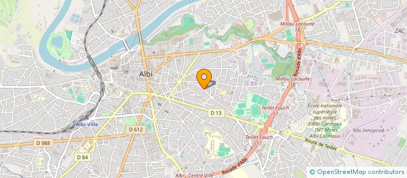 localisation de l'entreprise MONSIEUR JULIEN HAHN  ALBI