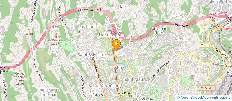 localisation de l'entreprise MONSIEUR JULIEN HALIMI  NICE