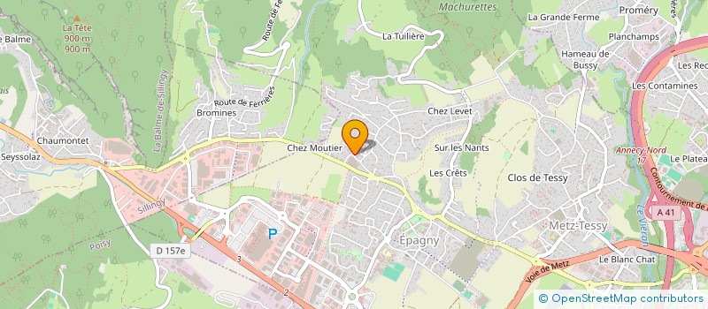 localisation de l'entreprise MONSIEUR JULIEN HALLOT  SILLINGY