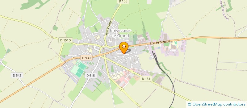 localisation de l'entreprise MONSIEUR JULIEN HALNA  CREVECUR-LE-GRAND