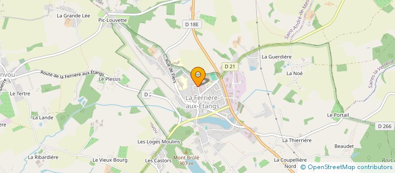 localisation de l'entreprise MONSIEUR JULIEN HAMARD à BANVOU