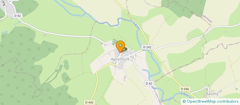 localisation de l'entreprise MONSIEUR JULIEN HAMEL à APREMONT
