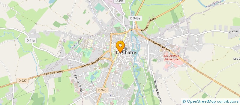 localisation de l'entreprise MONSIEUR JULIEN HAMILLE à LA CHATRE