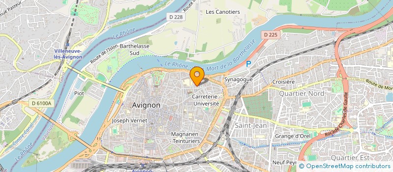 localisation de l'entreprise MONSIEUR JULIEN HANNEBIQUE  AVIGNON