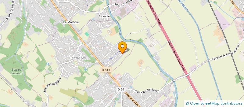 localisation de l'entreprise MONSIEUR JULIEN HANNICOTTE  PECHABOU