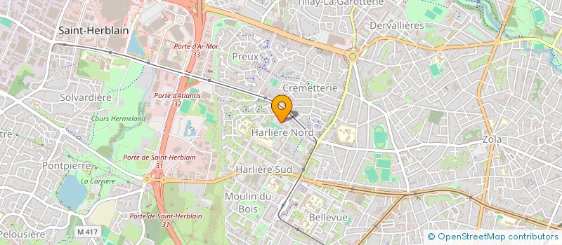 localisation de l'entreprise MONSIEUR JULIEN HARDOUIN à SAINT-HERBLAIN