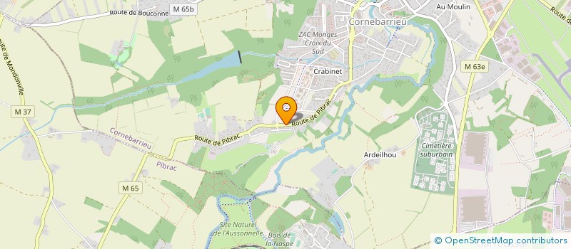 localisation de l'entreprise MONSIEUR JULIEN HARDY  MONDONVILLE