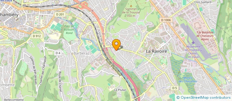 localisation de l'entreprise MONSIEUR JULIEN HARTMANN  LA RAVOIRE