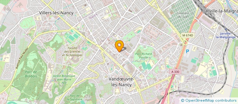 localisation de l'entreprise MONSIEUR JULIEN HATTON  VANDUVRE-LES-NANCY