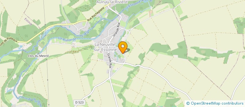 localisation de l'entreprise MONSIEUR JULIEN HAUTEFEUILLE à LA NEUVILLE-SUR-ESSONNE