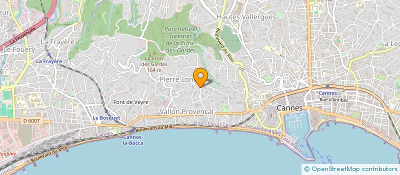 localisation de l'entreprise MONSIEUR JULIEN HAYOT à CANNES