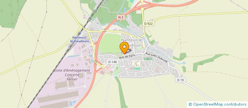 localisation de l'entreprise MONSIEUR JULIEN HEBERT à NANTEUIL-LE-HAUDOUIN