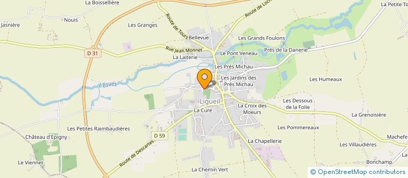localisation de l'entreprise MONSIEUR JULIEN HELLE à LIGUEIL